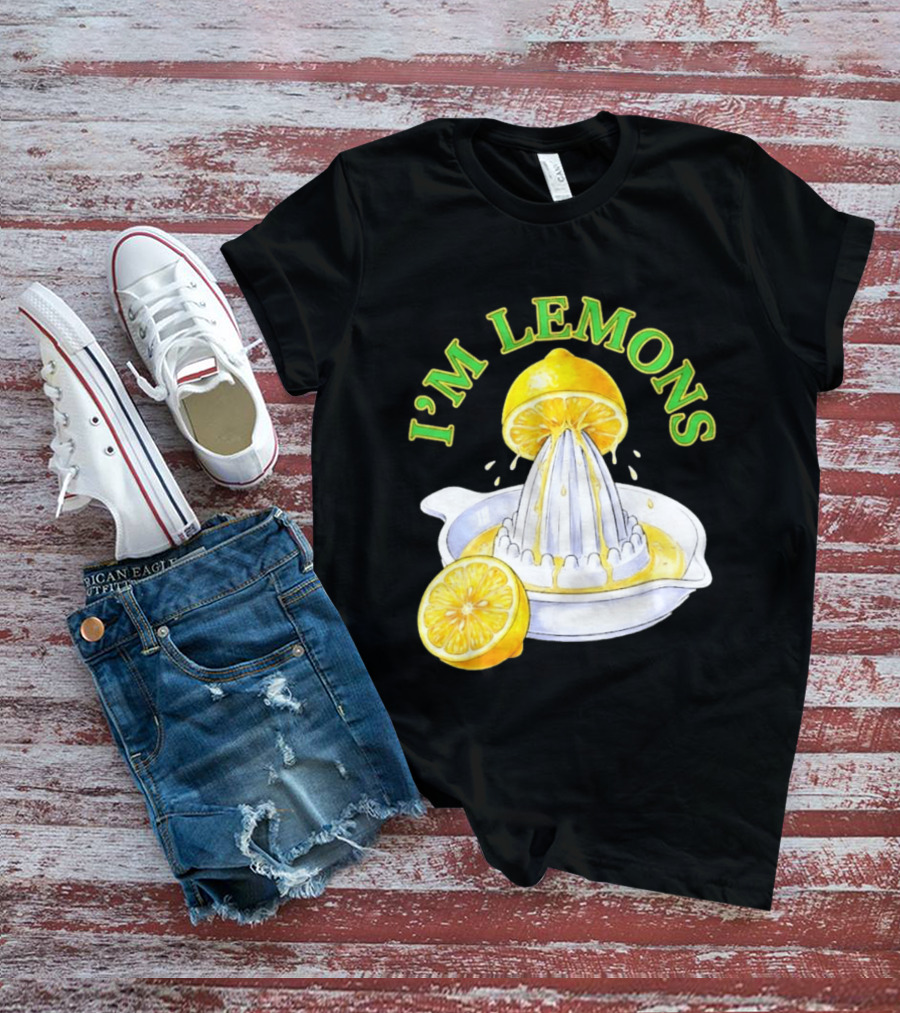 I'm Lemons Citrus Squeezer Fruit T-Shirt