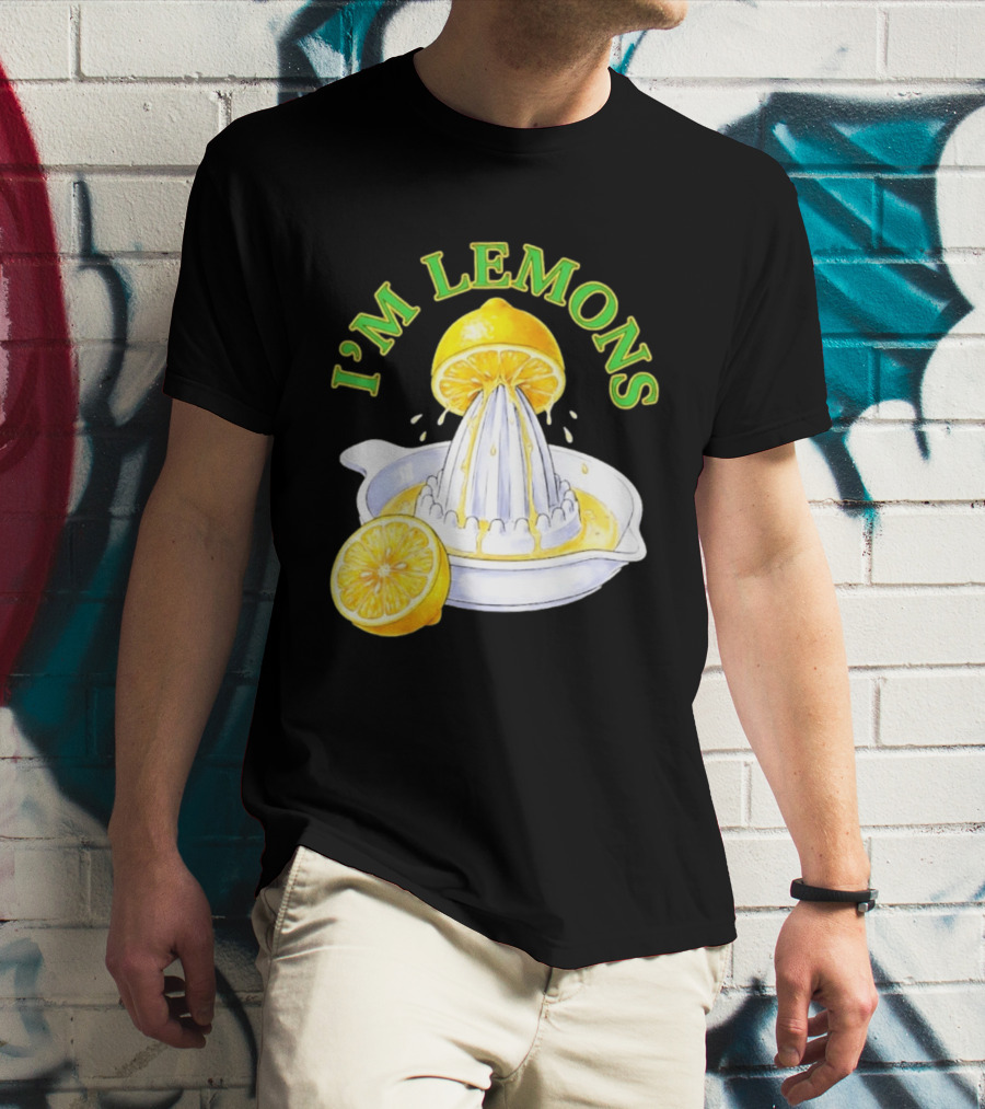 I'm Lemons Citrus Squeezer Fruit T-Shirt