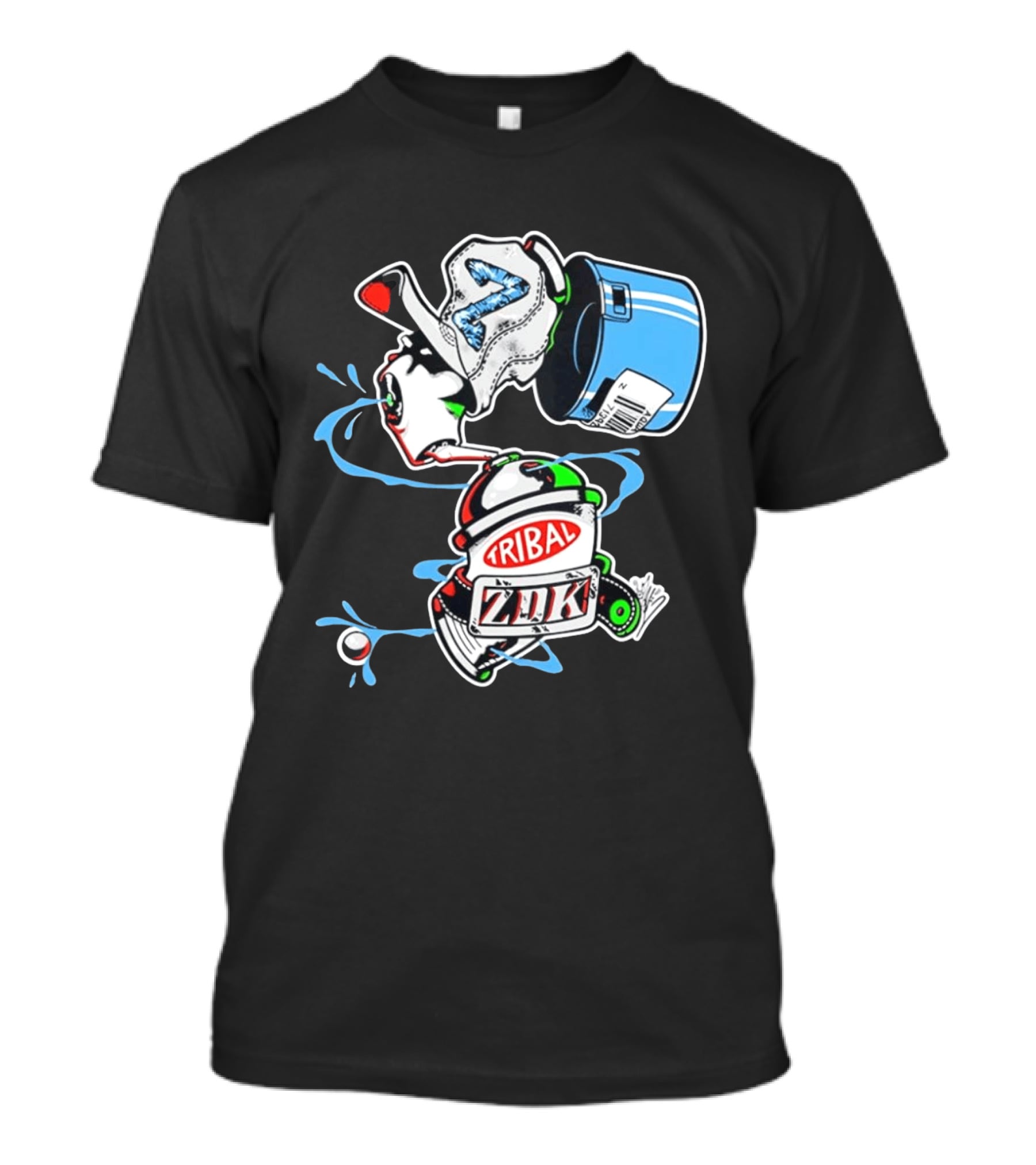 Tribal ZDK Paint Can Street T-Shirt