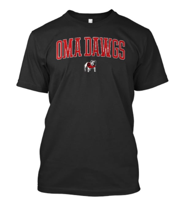Oma Dawgs Georgia Bulldogs Baseball Bulldog T-Shirt