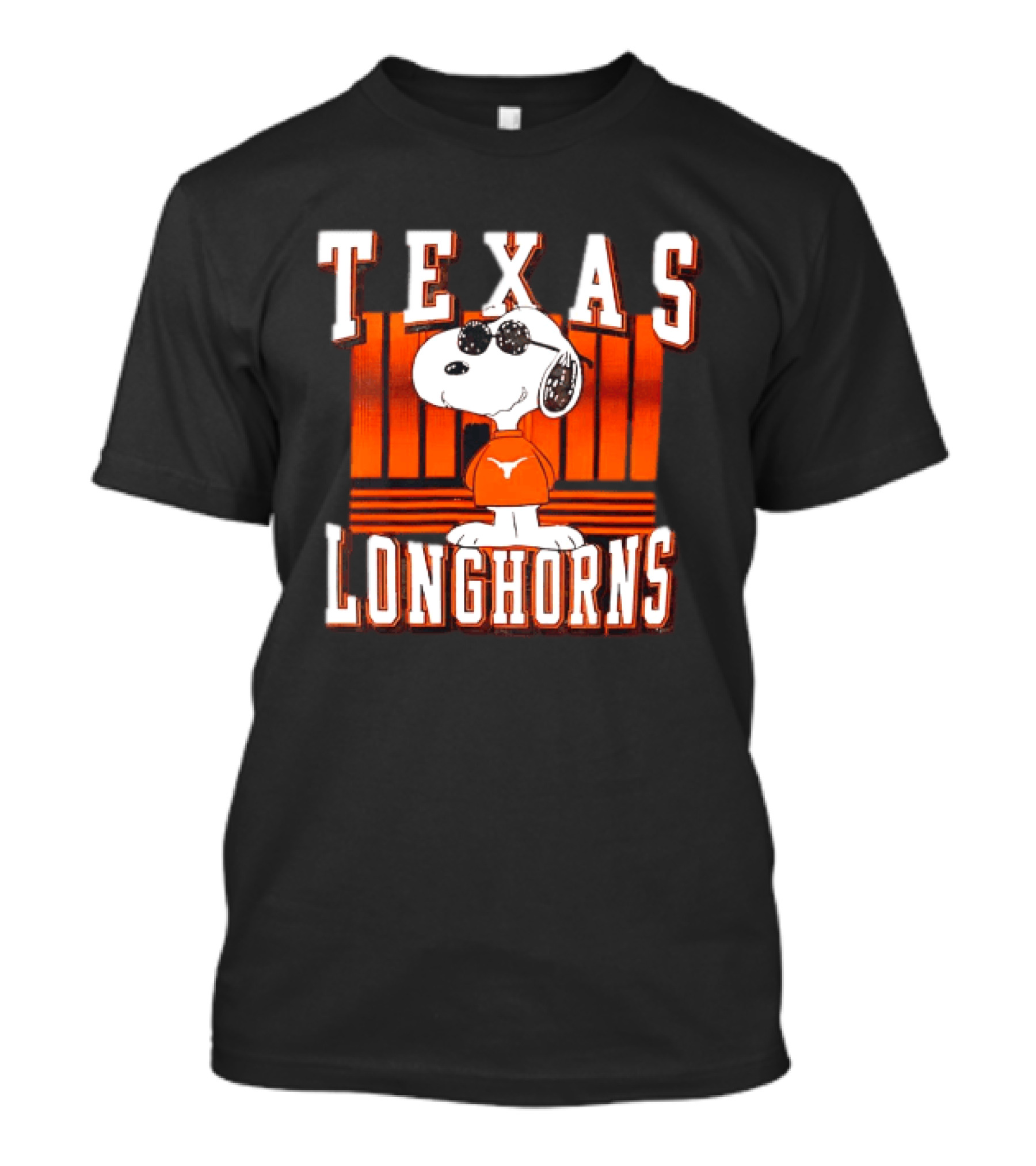 Texas Longhorns Snoopy Sunglasses Peanuts T-Shirt