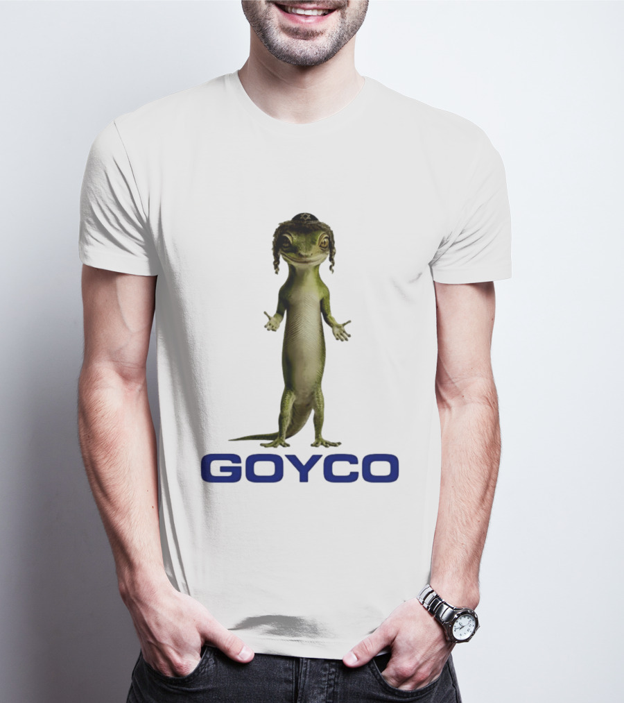 Goyco Lizard With Kippah And Payot T-Shirt