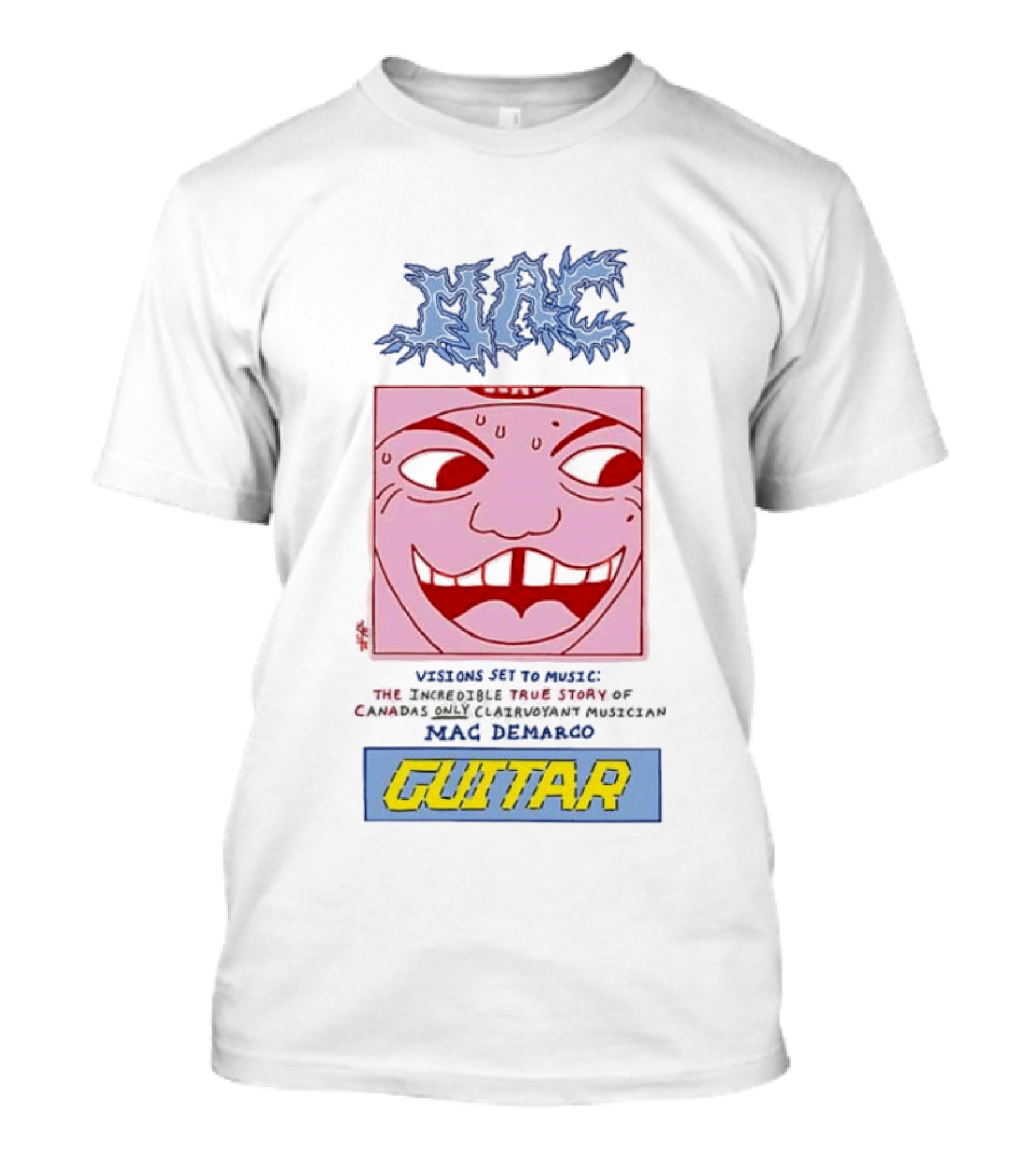 MAC Visions Set To Music Guitar Mac Demarco True Story T-Shirt