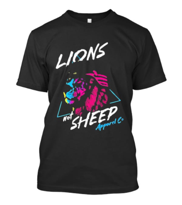 Lions Not Sheep Apparel Co Helmeted Lion T-Shirt