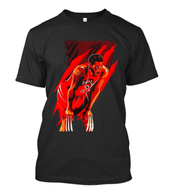 Kawhi Leonard Wolverine Claws Toronto Raptors 2 Jersey Return T-Shirt