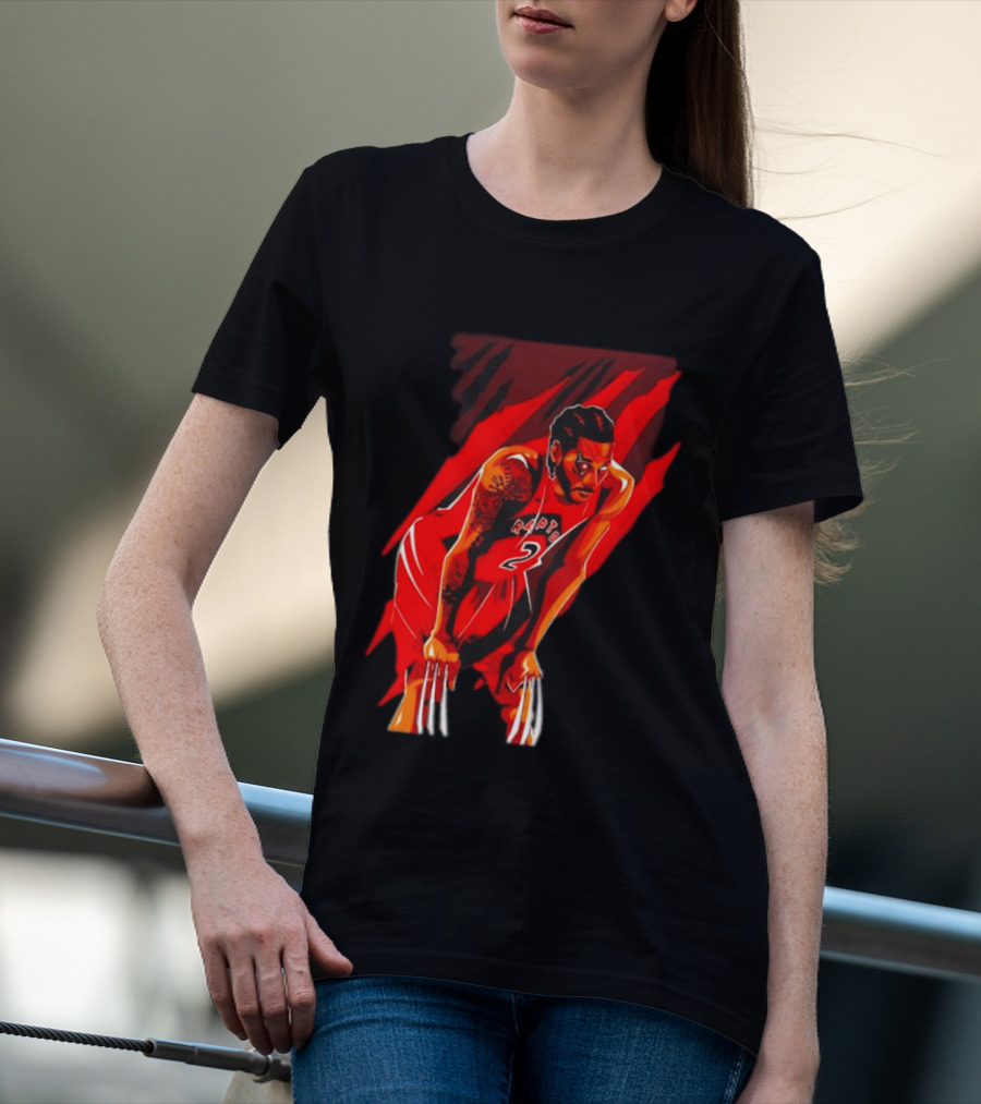 Kawhi Leonard Wolverine Claws Toronto Raptors 2 Jersey Return T-Shirt