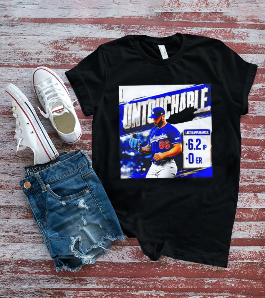 Los Angeles 66 Untouchable Last 6 Appearances 6.2IP 0ER T-Shirt