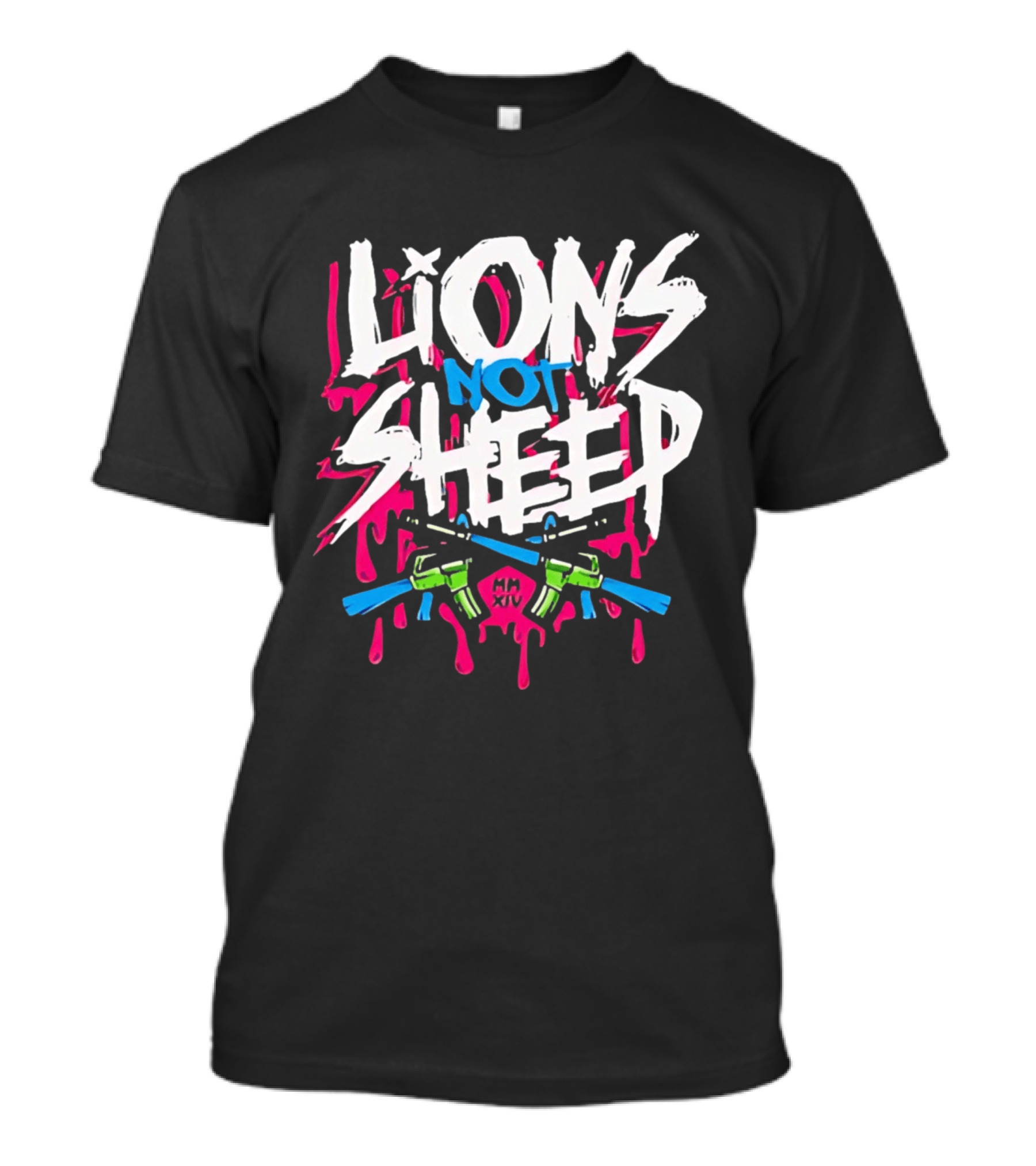 Lions Not Sheep MM XIV AR 15 Rifles T-Shirt