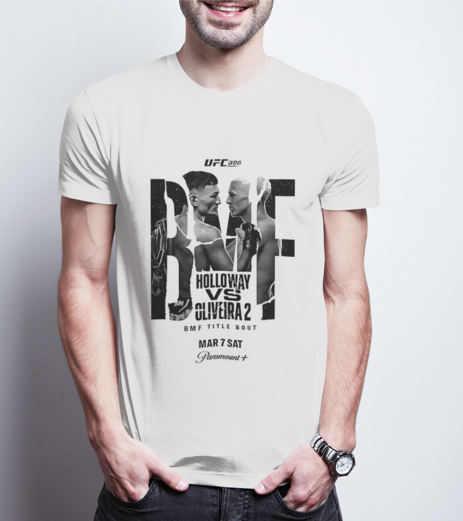 UFC BMF Holloway Vs Oliveira 2 Title Bout 326 T-Shirt