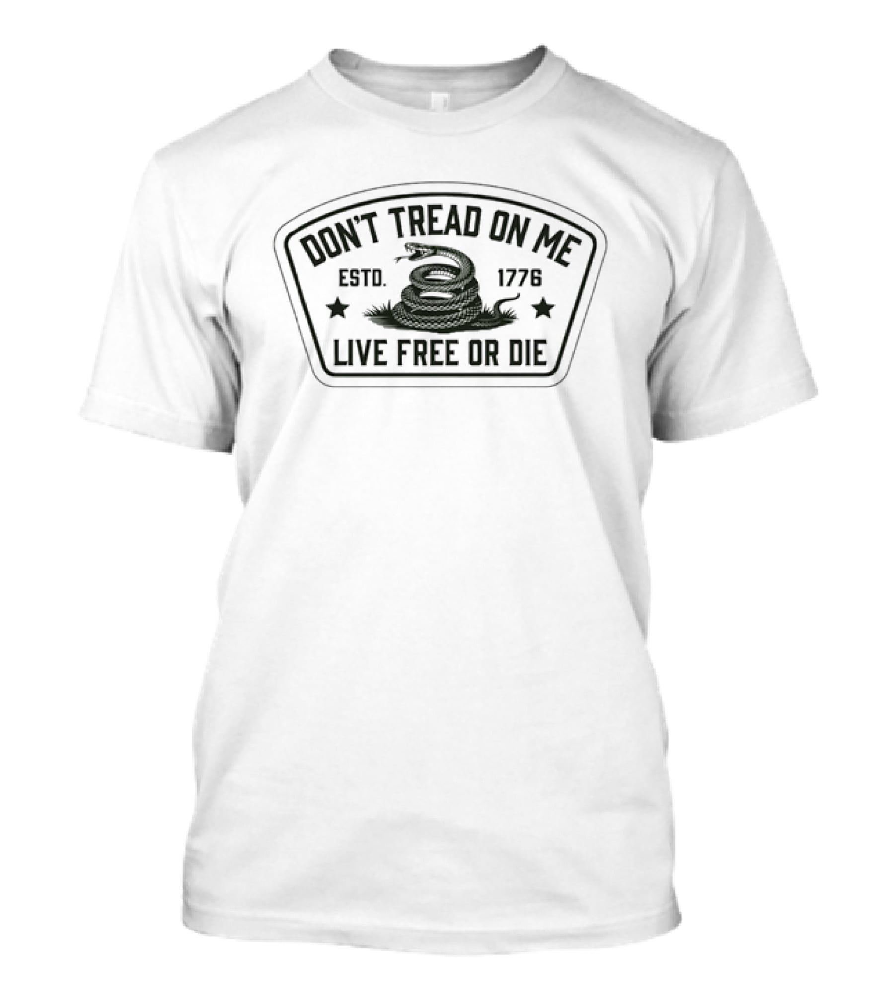 Don't Tread On Me Live Free Or Die Snake Estd. 1778 T-Shirt