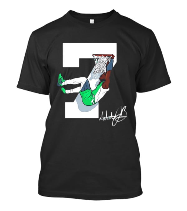 Boston Celtics Dunking Number 7 AthleticJb T-Shirt