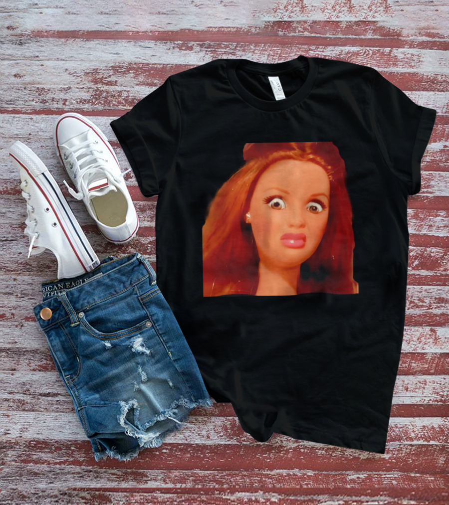 Disgusted Doll Meme Funny Barbie Expression T-Shirt