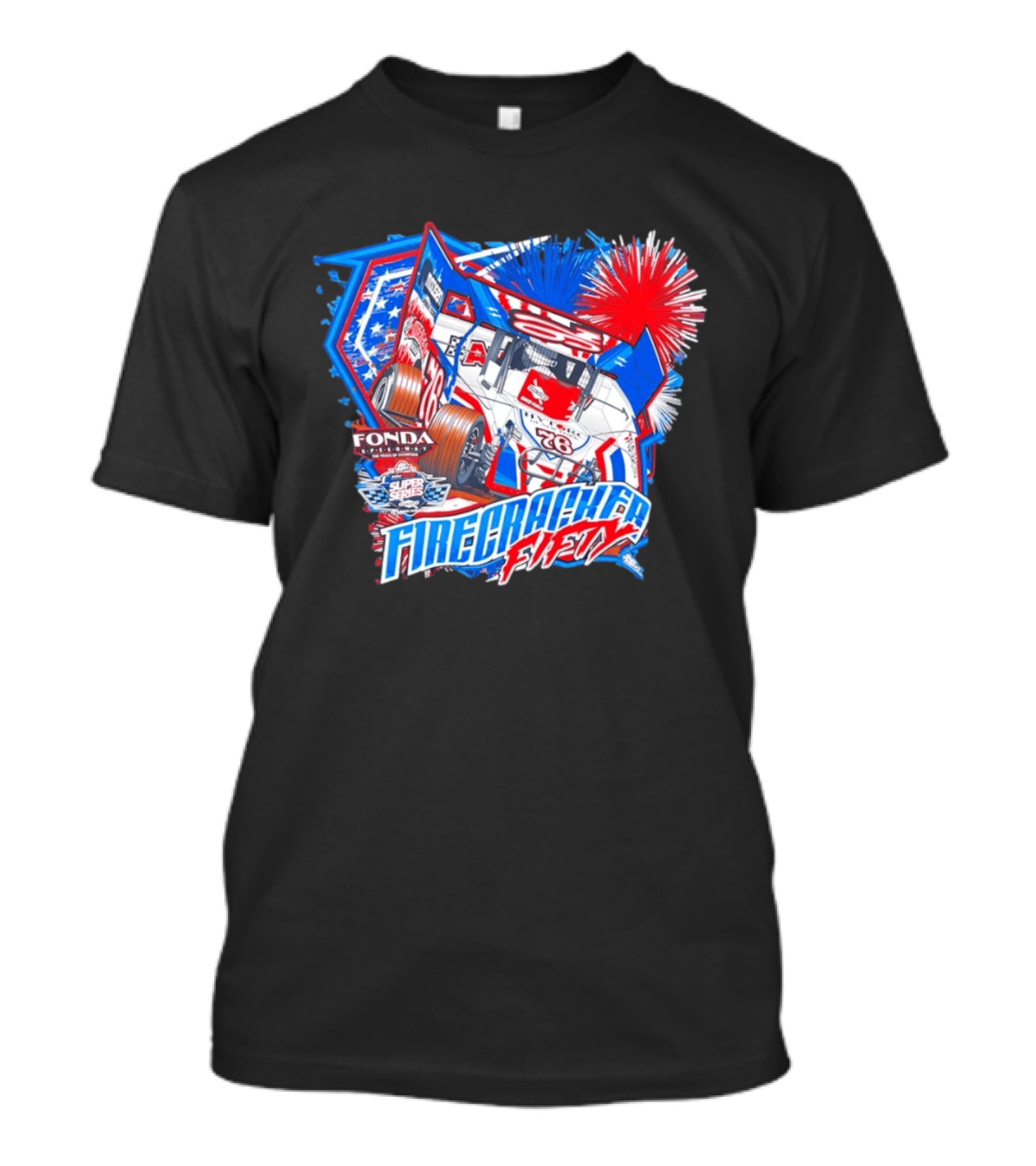 Firecracker Fifty 2026 Bob Hilbert Super Series Fonda Speedway Racing T-Shirt