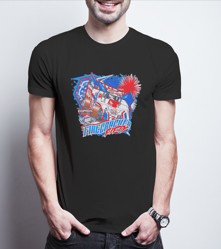 Firecracker Fifty 2026 Bob Hilbert Super Series Fonda Speedway Racing T-Shirt