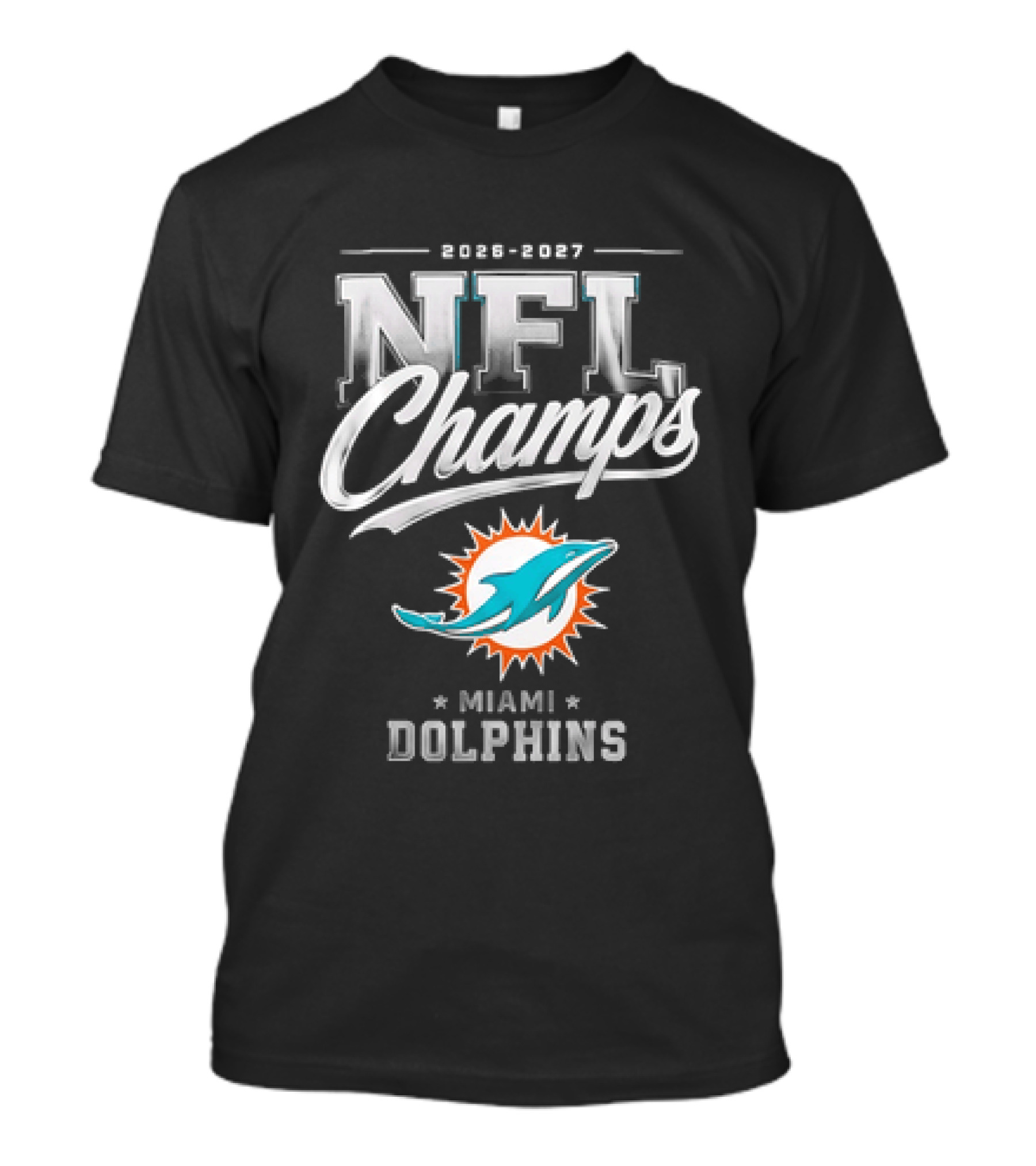 2026 2027 NFL Champs Miami Dolphins T-Shirt