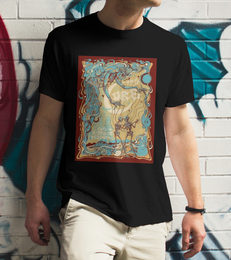 July Roskilde Festival 2026 Skeleton Puppet T-Shirt