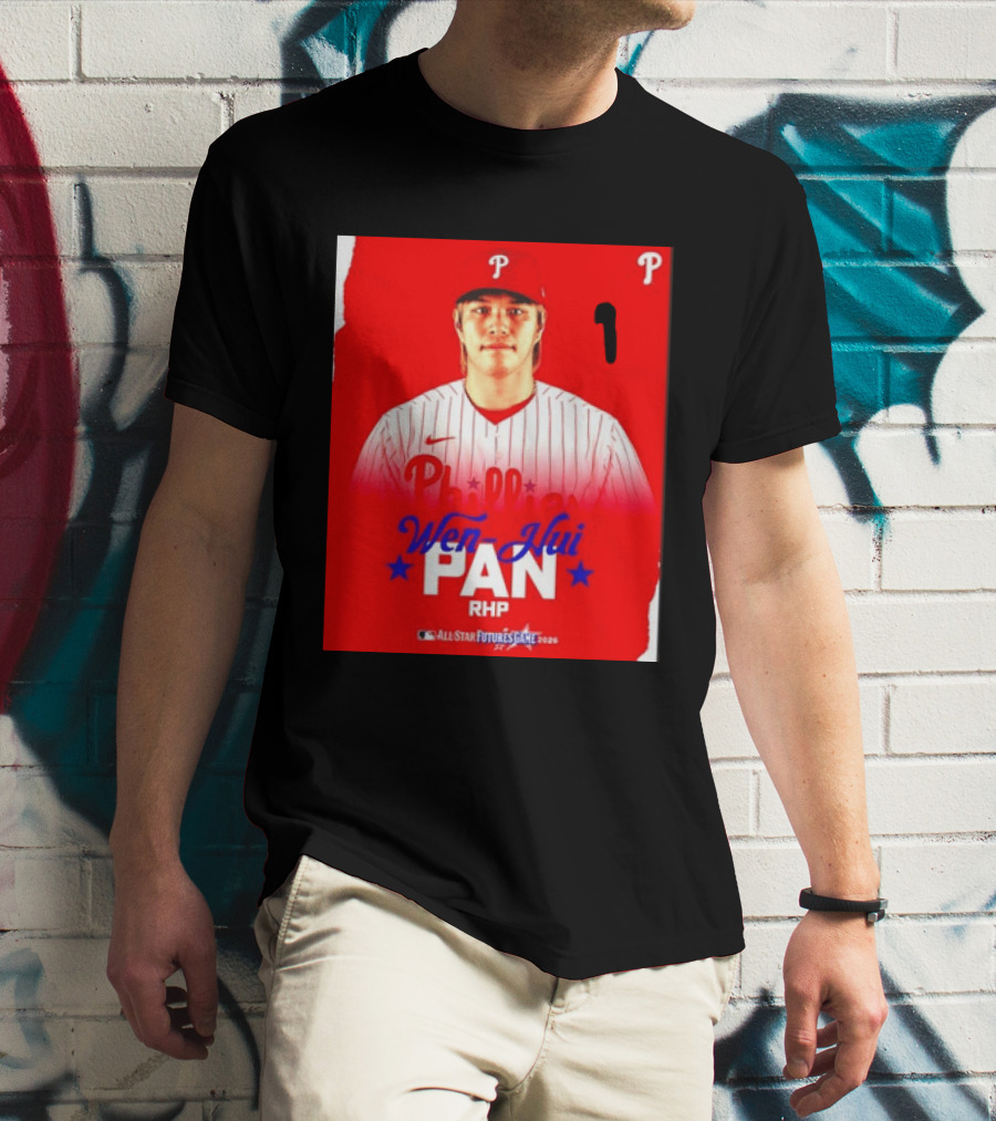 Wen Hui Pan Philadelphia Phillies RHP 2026 MLB All Star Futures Game T-Shirt