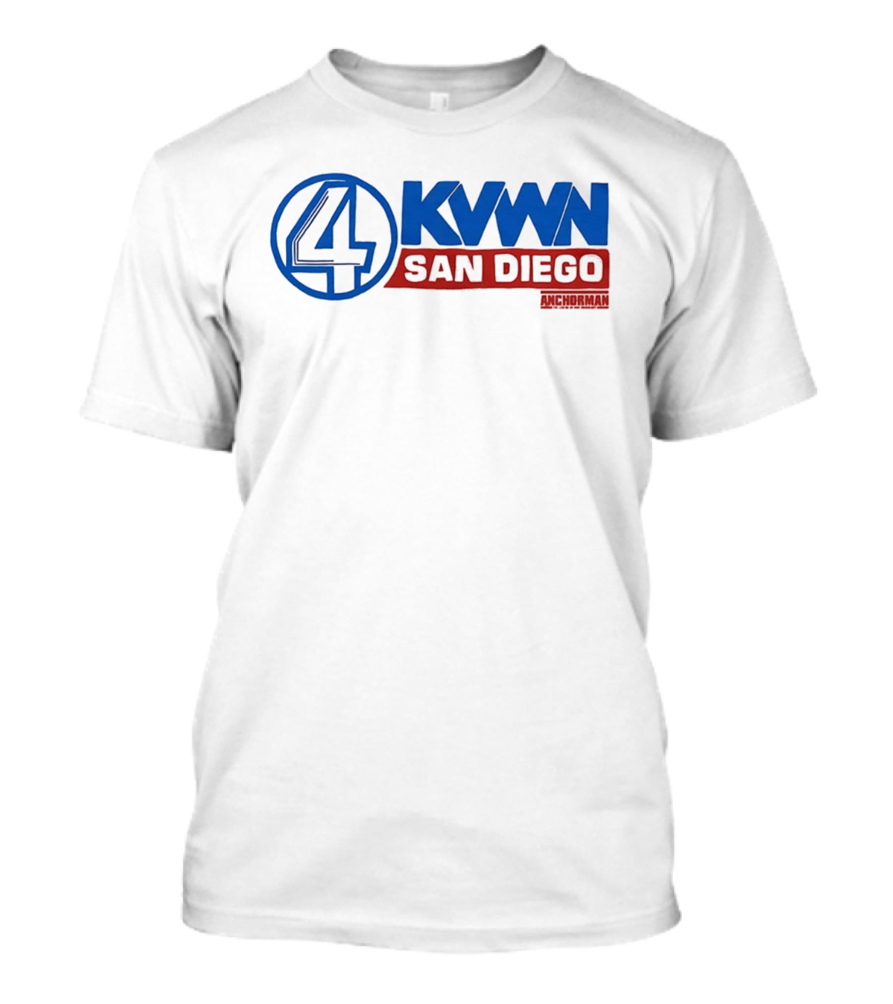 Anchorman KVWN 4 San Diego News Channel T-Shirt