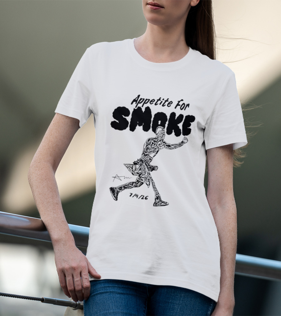 Appetite For Smoke Running Silhouette 7 26 T-Shirt