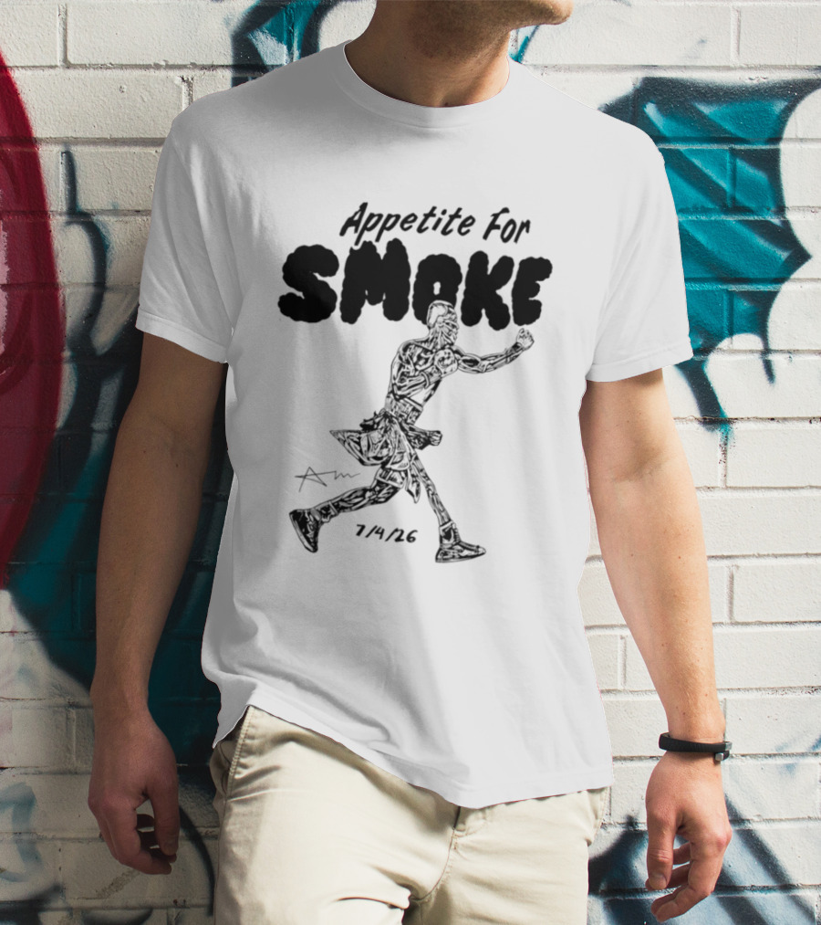 Appetite For Smoke Running Silhouette 7 26 T-Shirt