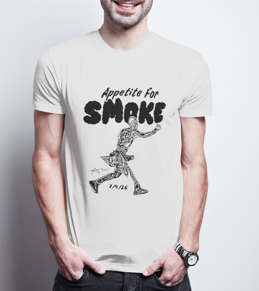 Appetite For Smoke Running Silhouette 7 26 T-Shirt