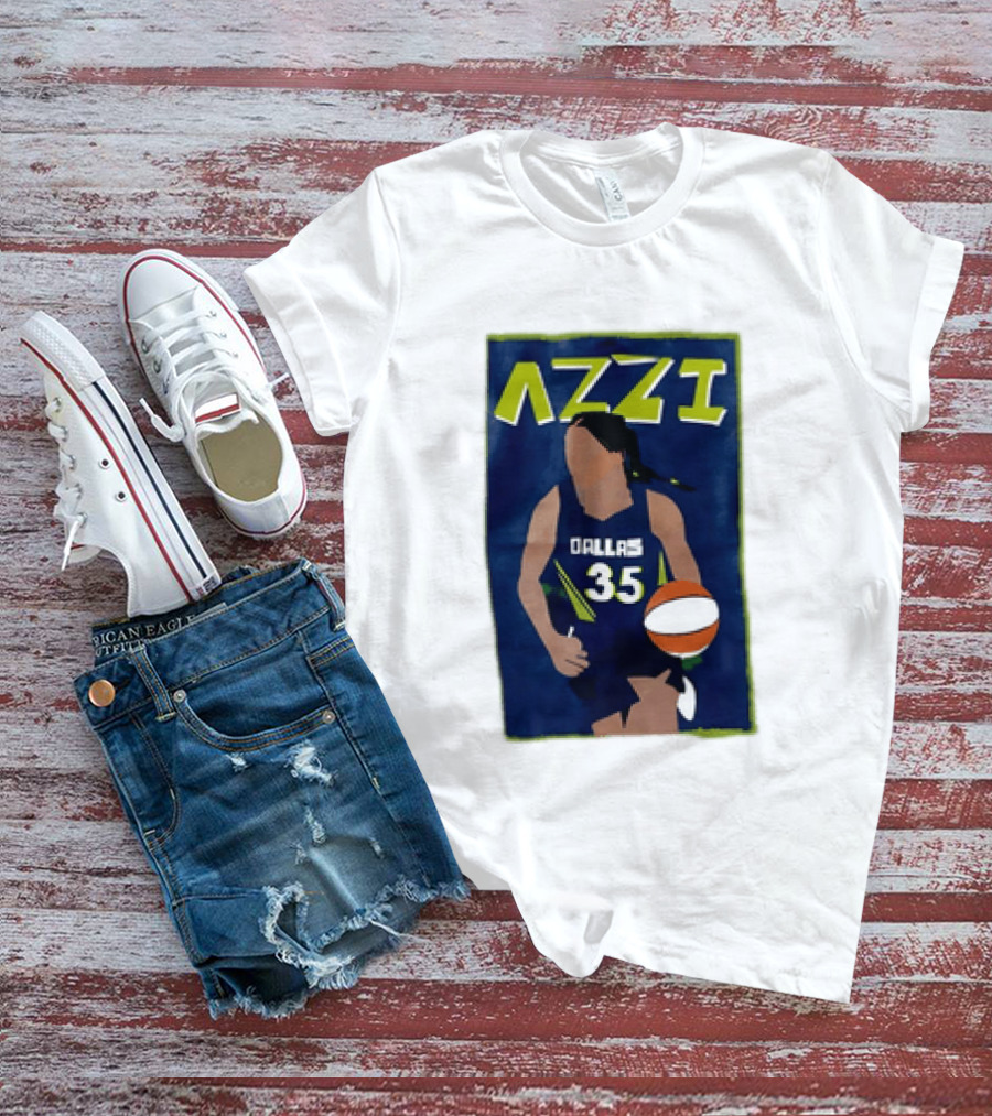 Azzi Fudd Dallas 35 Basketball WNBA 2026 Play Draft T-Shirt