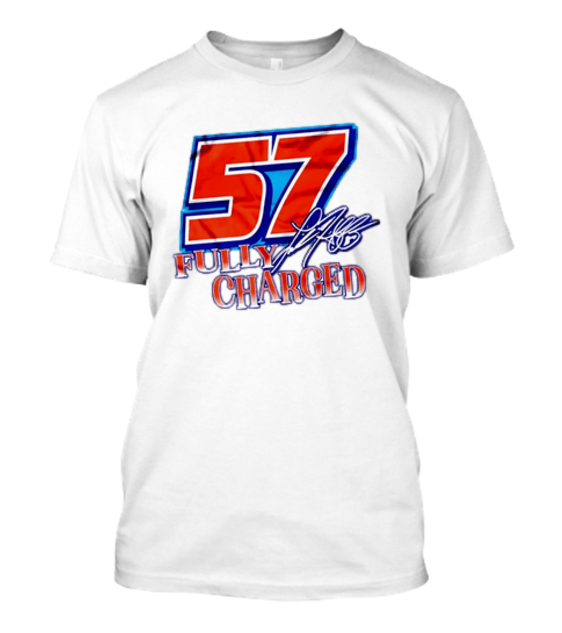 Kyle Larson 57 Fully Charged Hendrick Motorsports Racing Fan T-Shirt