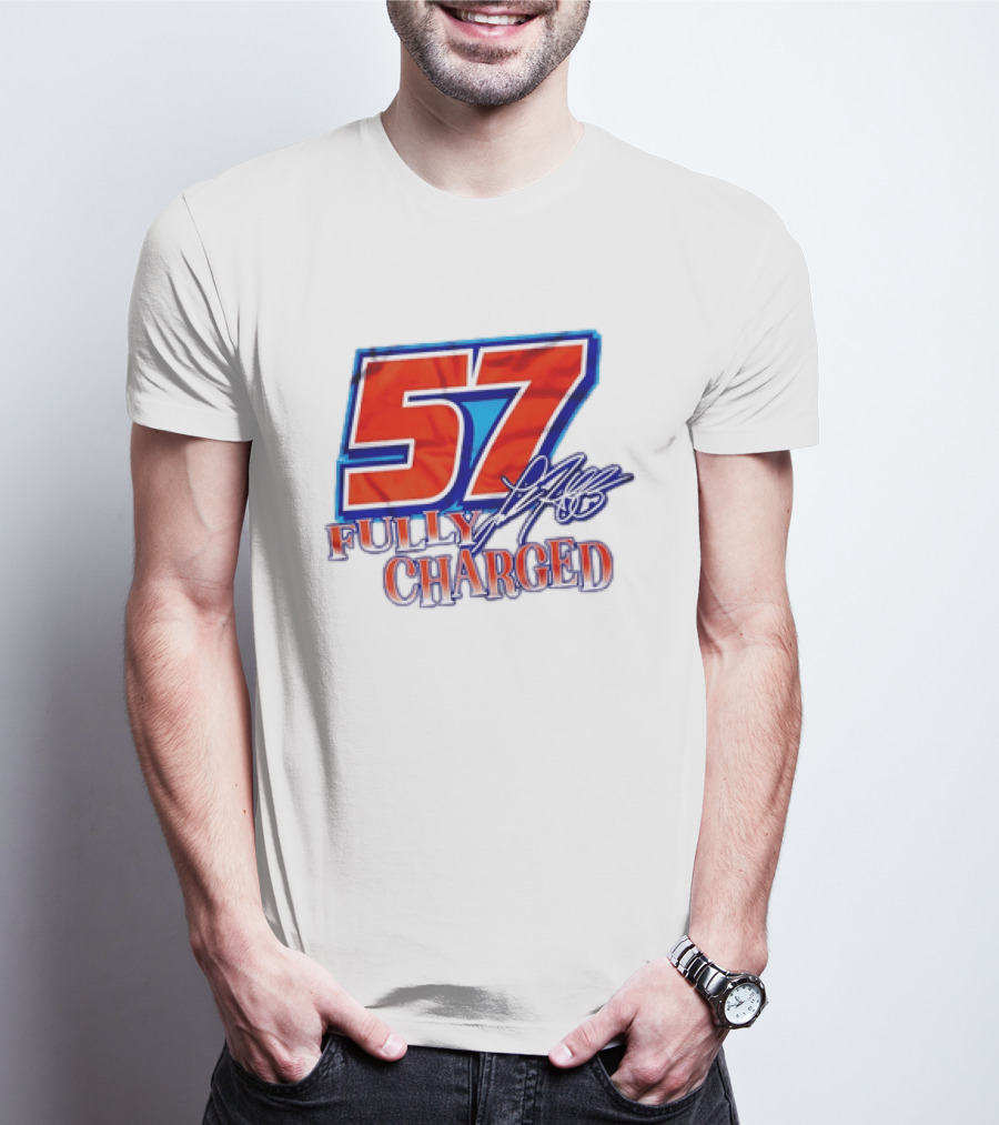 Kyle Larson 57 Fully Charged Hendrick Motorsports Racing Fan T-Shirt