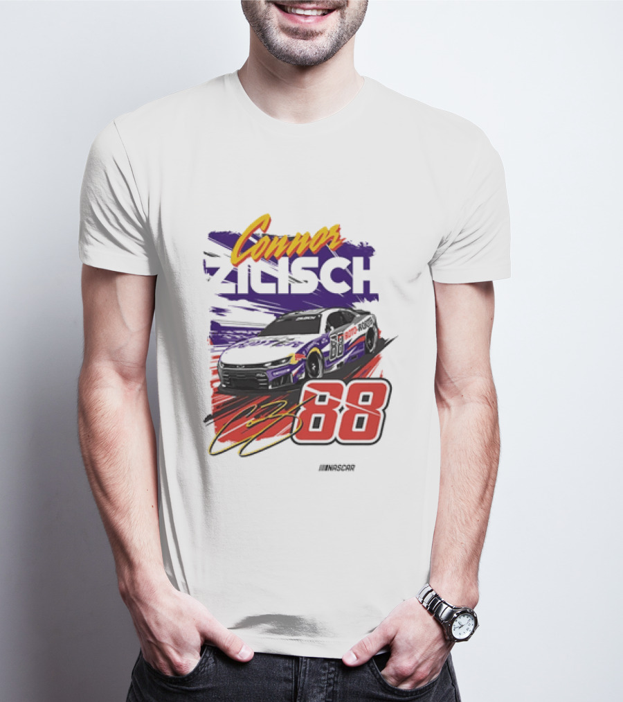 Connor Zilisch #88 NASCAR Racing Car Roto Rooter T-Shirt