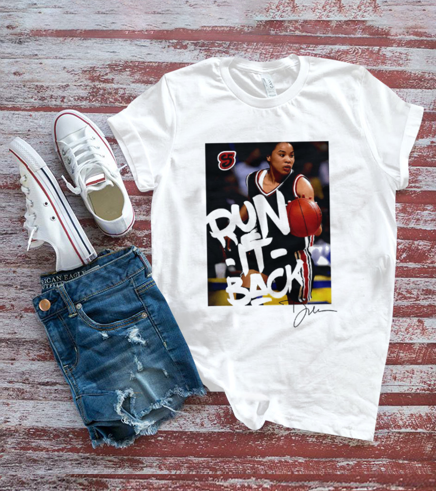 Run It Back Nykesha Sales Connecticut Huskies Basketball Player Action T-Shirt