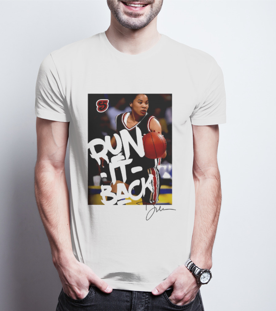 Run It Back Nykesha Sales Connecticut Huskies Basketball Player Action T-Shirt