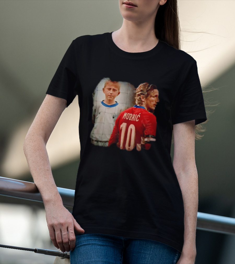 Luka Modrić Croatia National Team The Last Dance Young Modrić 10 T-Shirt