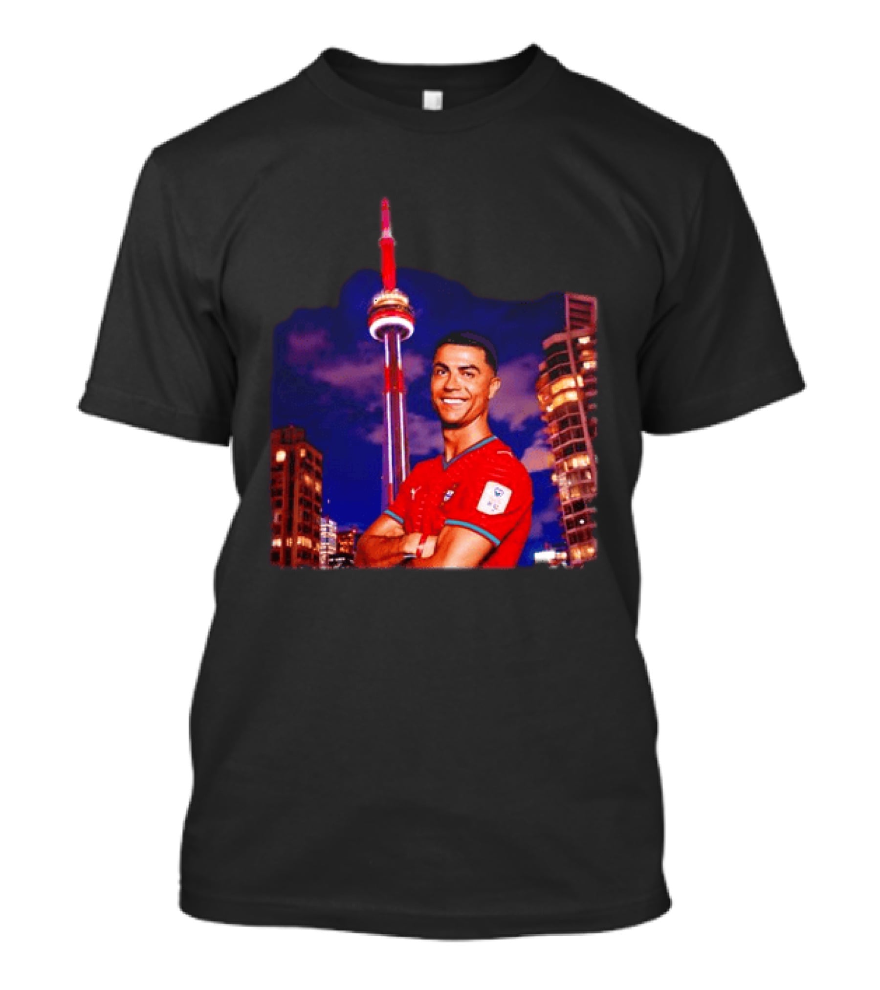Cristiano Ronaldo Portugal National Team Iconic Victory Celebration T-Shirt