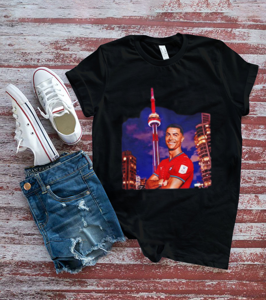 Cristiano Ronaldo Portugal National Team Iconic Victory Celebration T-Shirt