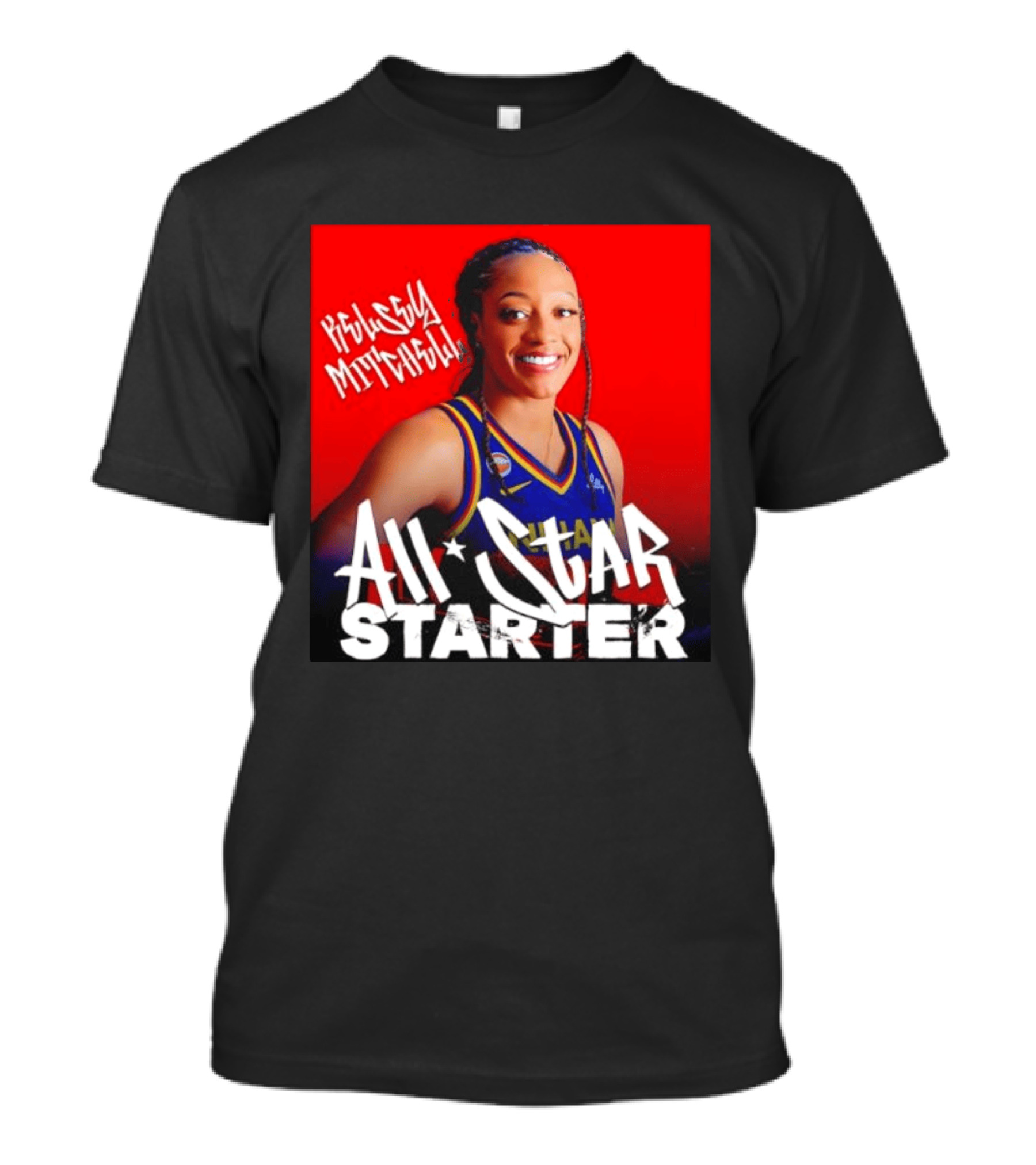 Kelsey Mitchell Indiana Fever All Star Starter Basketball T-Shirt