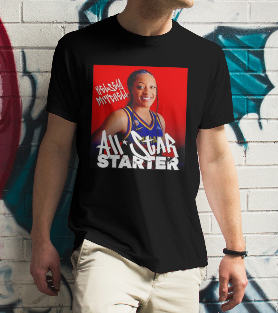 Kelsey Mitchell Indiana Fever All Star Starter Basketball T-Shirt