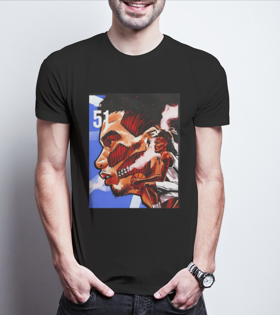 51 Wembanyama Anime San Antonio Spurs Alien T-Shirt