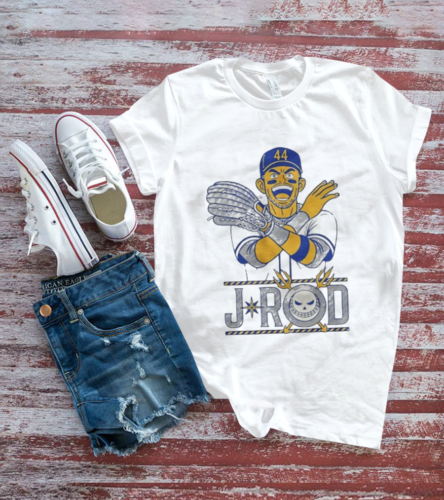 J Rod No Fly Zone 44 Cartoon Baseball T-Shirt