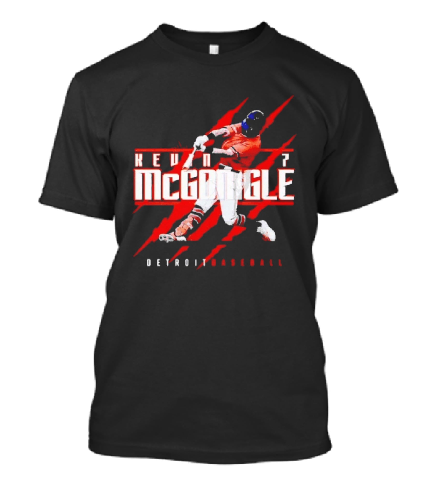 Kevin McGonigle Detroit Baseball Claws T-Shirt