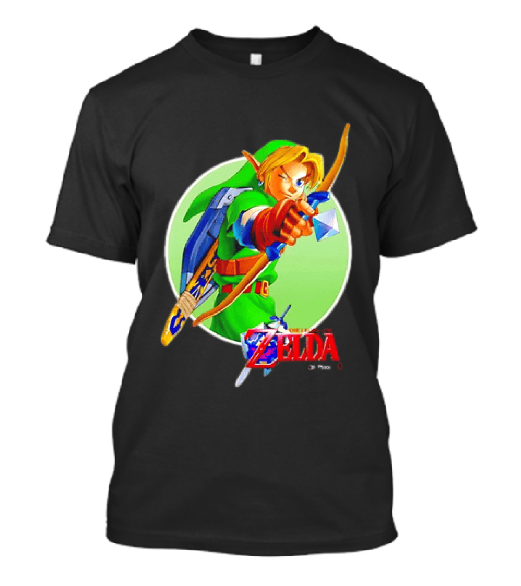 The Legend Of Zelda Ocarina Of Time 3D Link Bow Aiming T-Shirt