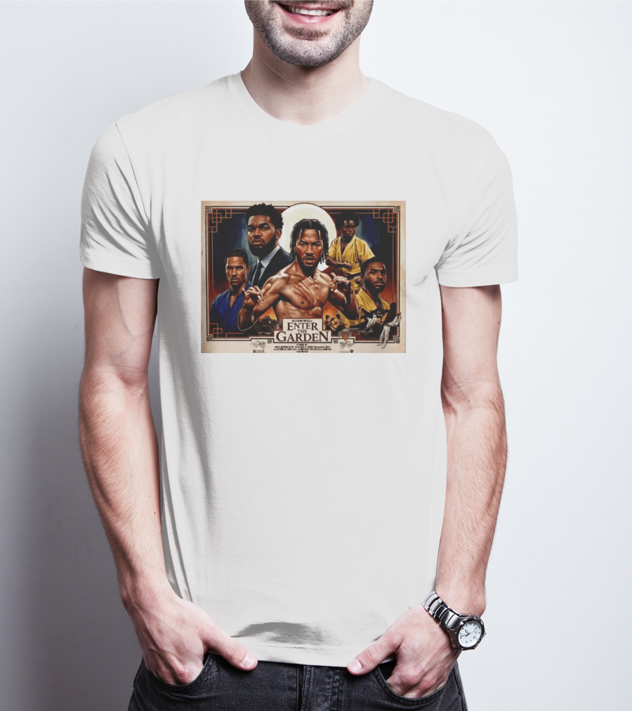 NY Knicks Enter The Garden Jalen Brunson Julius Randle Josh Hart Donte DiVincenzo T-Shirt
