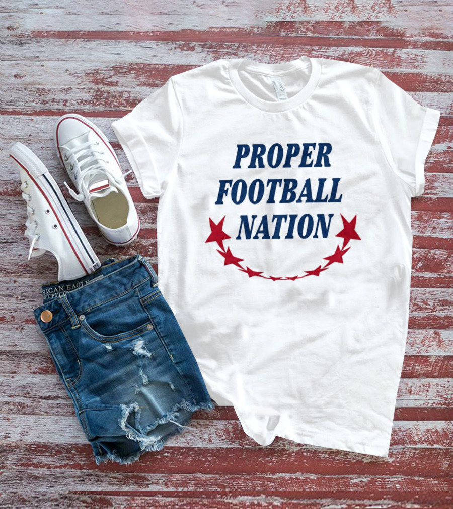 Proper Football Nation Red Stars Circle T-Shirt