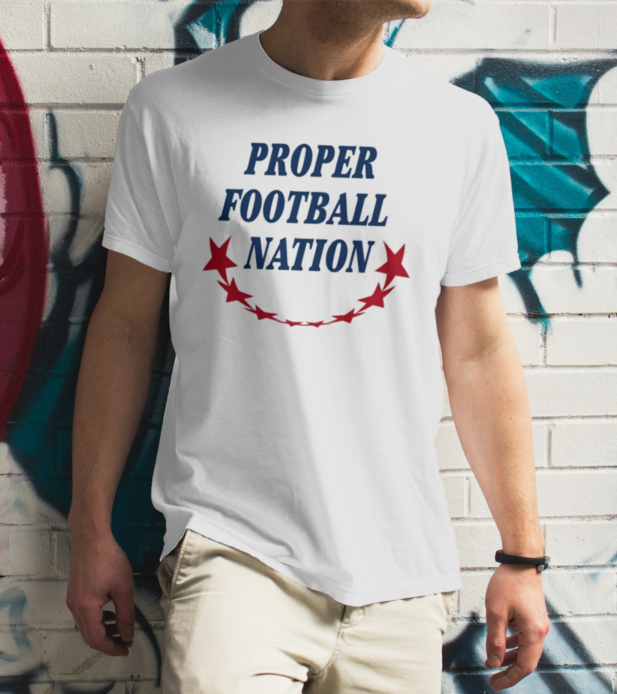 Proper Football Nation Red Stars Circle T-Shirt