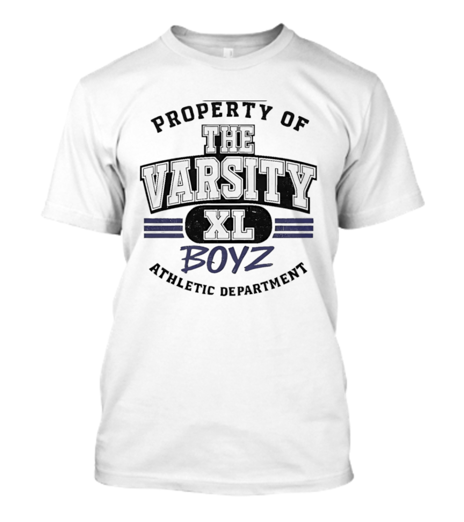 Property Of Varsity XL Boyz Athletic Department T-Shirt