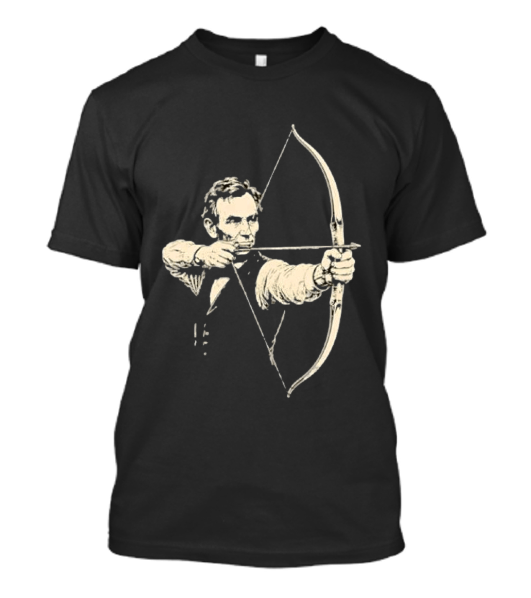 Abraham Lincoln Archery Archer United States 16th President POTUS American T-Shirt