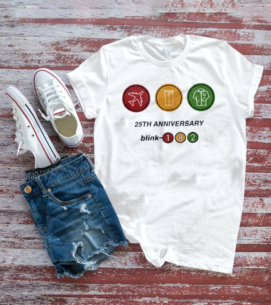 25th Anniversary Blink 182 Airplane Pants Jacket T-Shirt