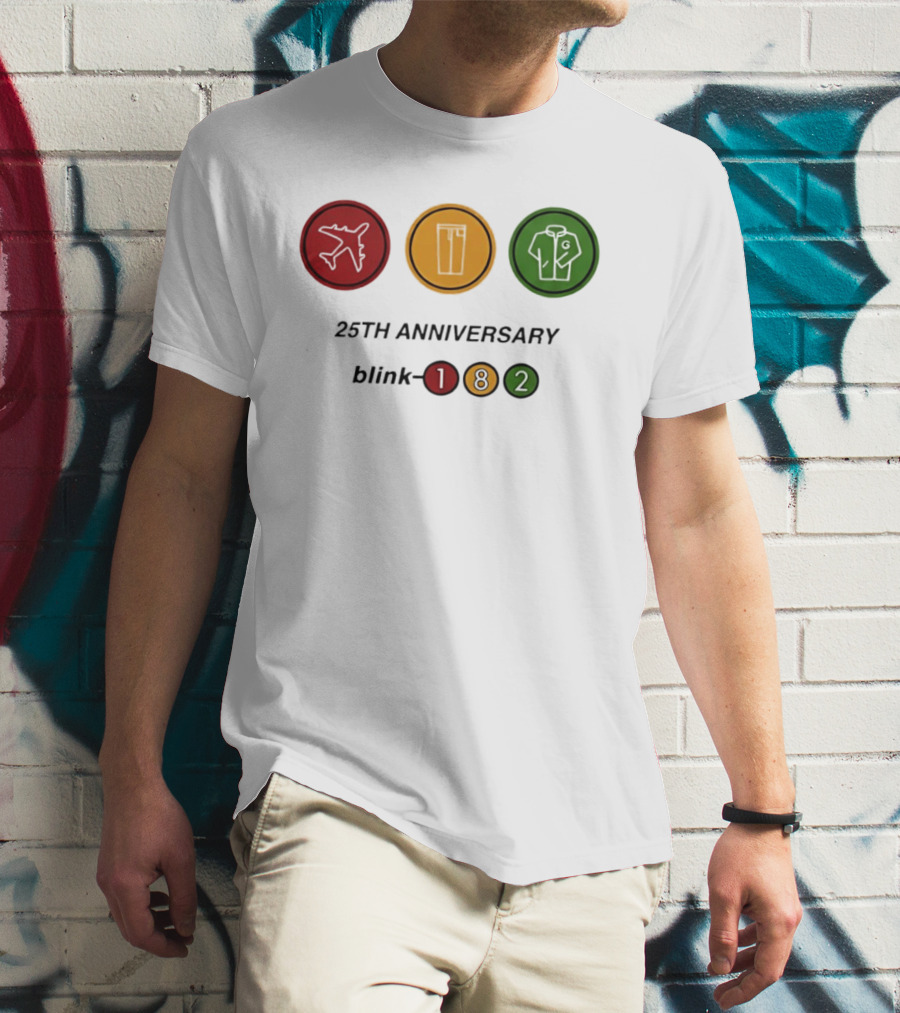 25th Anniversary Blink 182 Airplane Pants Jacket T-Shirt