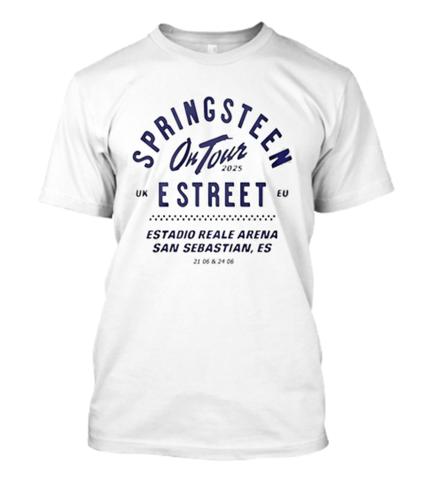 Springsteen On Tour 2025 E Street Estadio Reale Arena San Sebastian ES Jun 21 25 T-Shirt