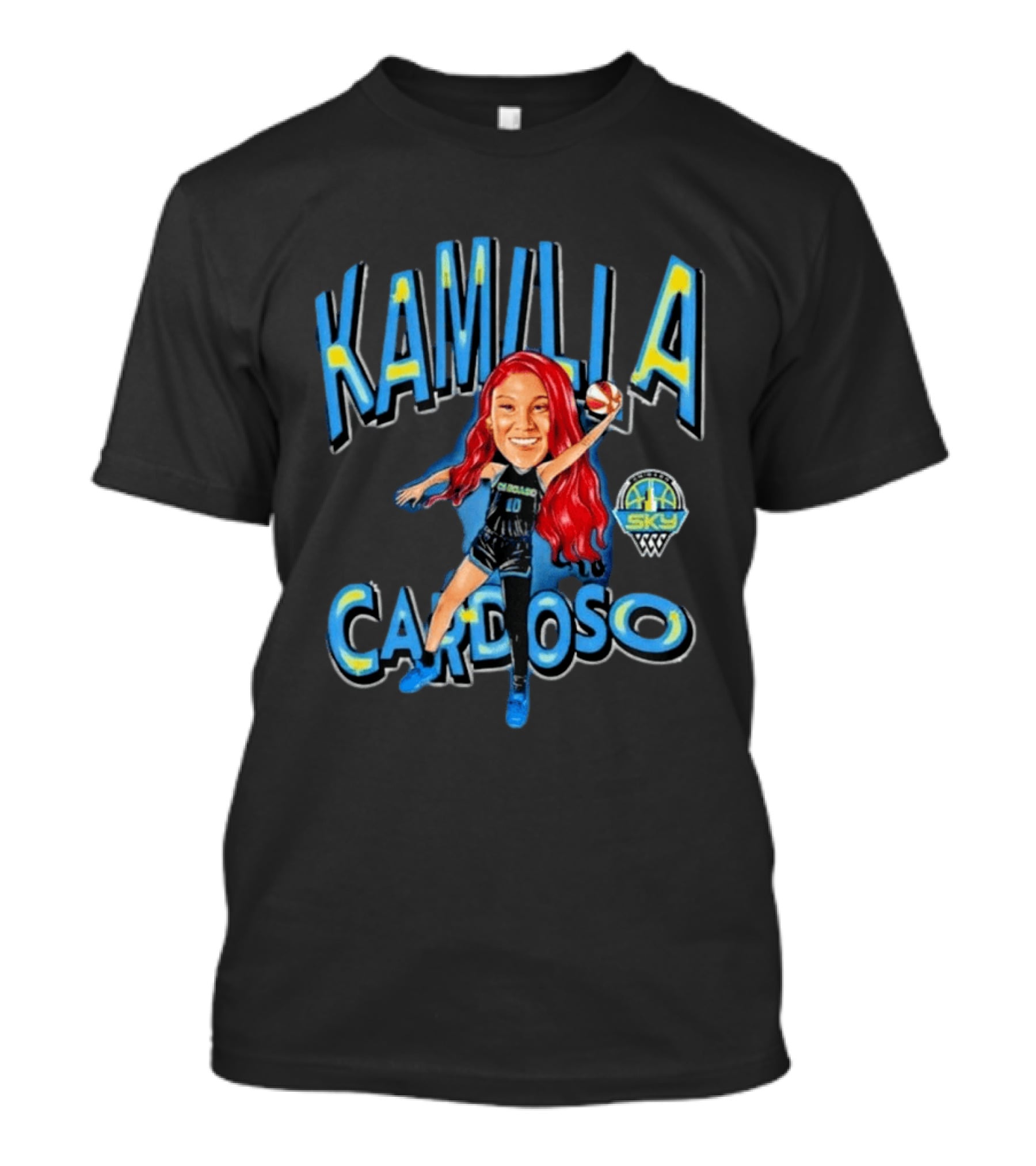 Kamilla Cardoso Chicago Sky Basketball T-Shirt
