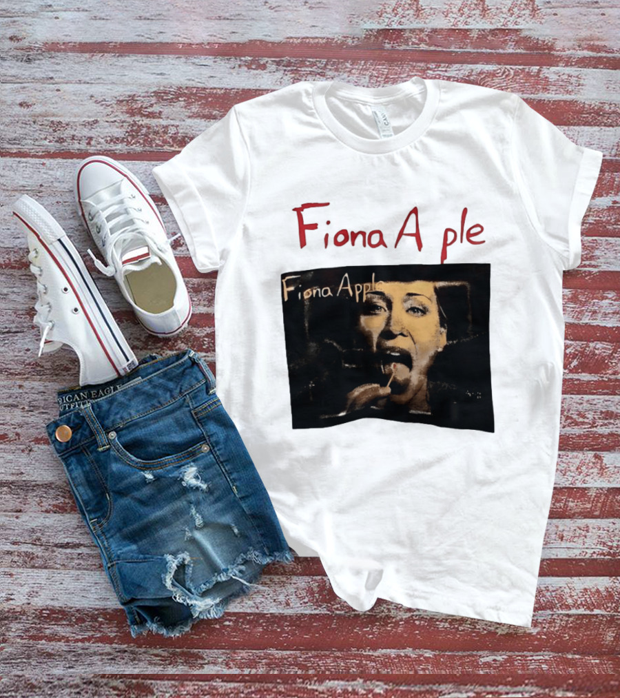 Fiona Apple Tour White Eating T-Shirt